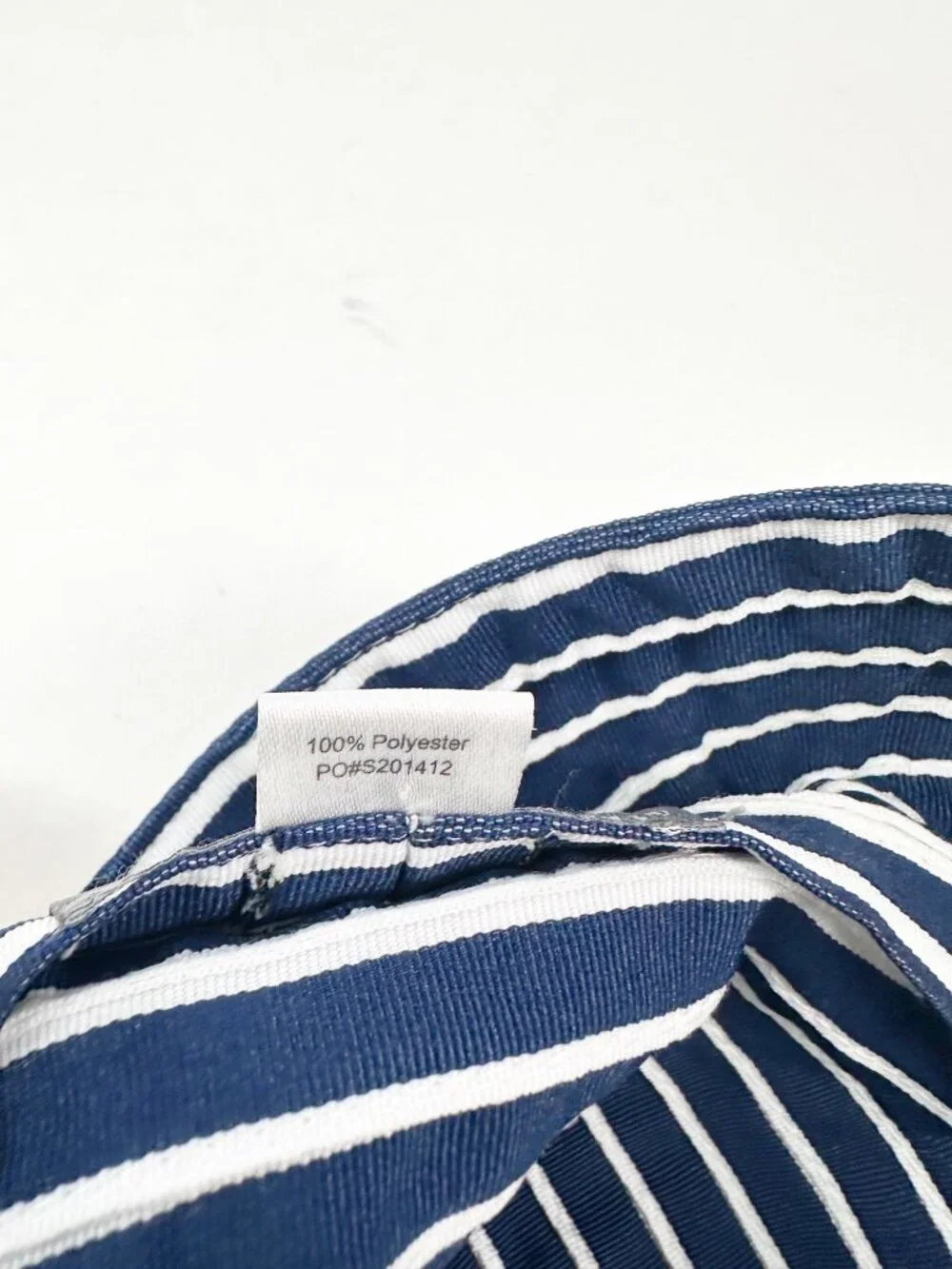 San Diego Hat Co Packable Sun Hat Navy White Stripe Beach Travel Bucket Hat